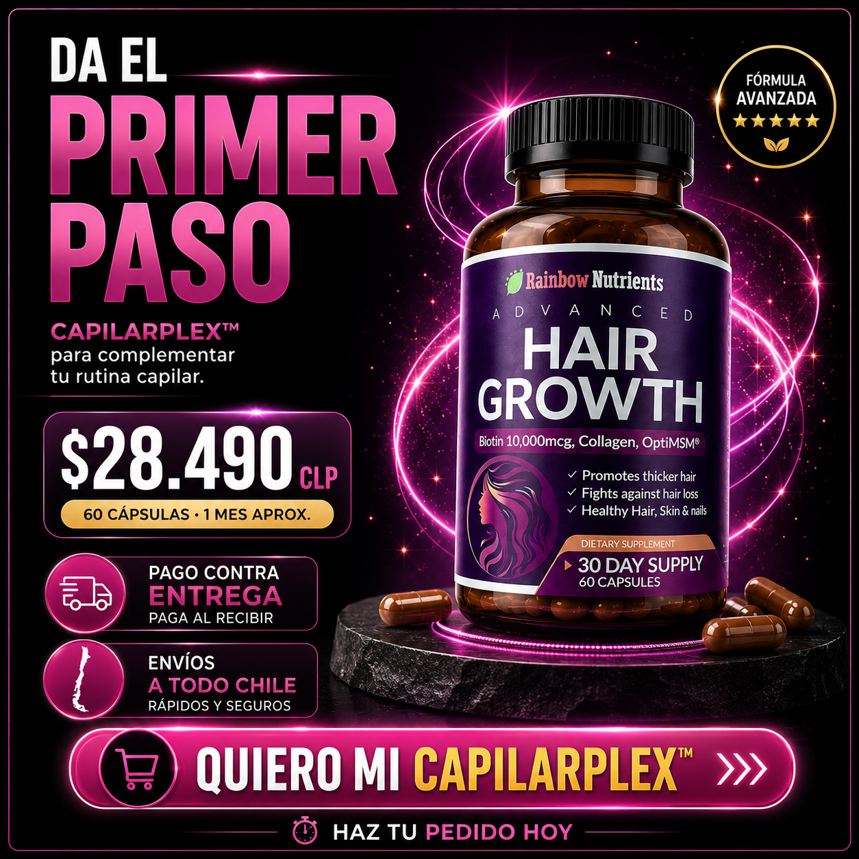 CapilarPlex™ – Fortalecimiento y Crecimiento Capilar