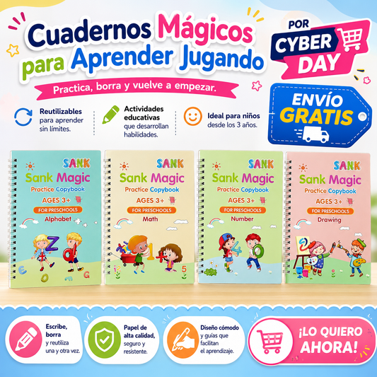 Kit de Caligrafía Mágica Infantil