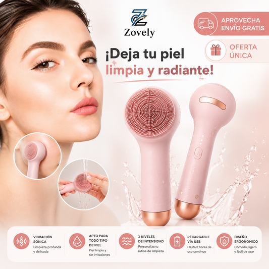 Cepillo Limpiador Masajeador Facial