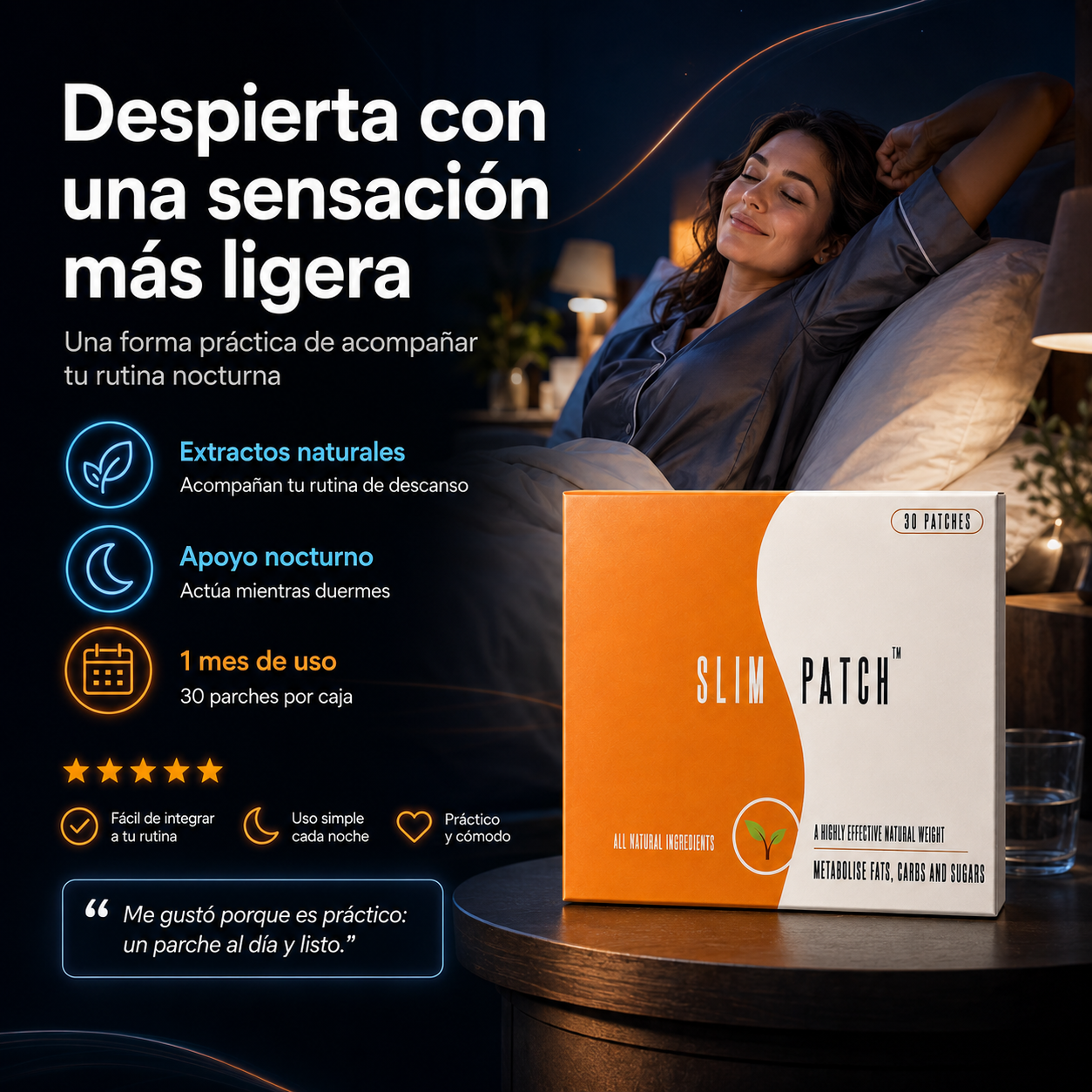NightSlim™ - Parche Adelgazante Nocturno x30 Unidades