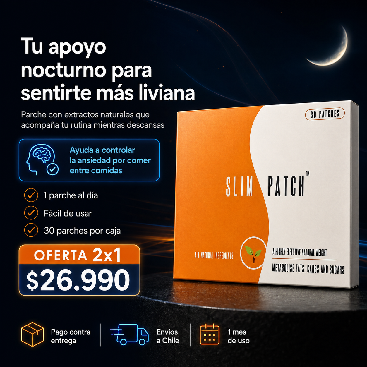 NightSlim™ - Parche Adelgazante Nocturno x30 Unidades