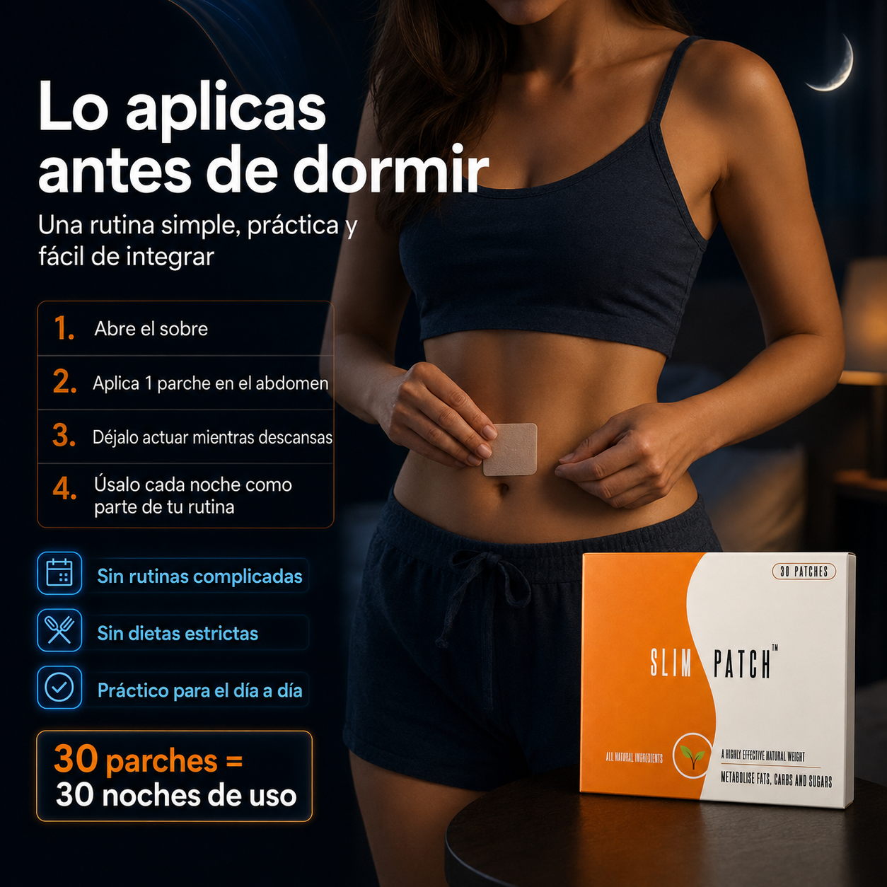 NightSlim™ - Parche Adelgazante Nocturno x30 Unidades