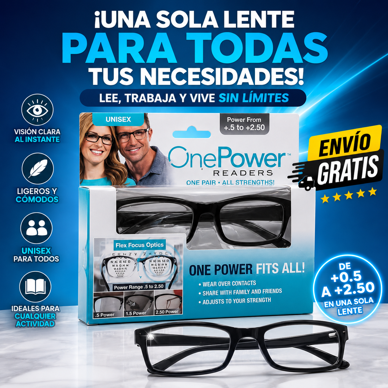 LENTES ONE POWER
